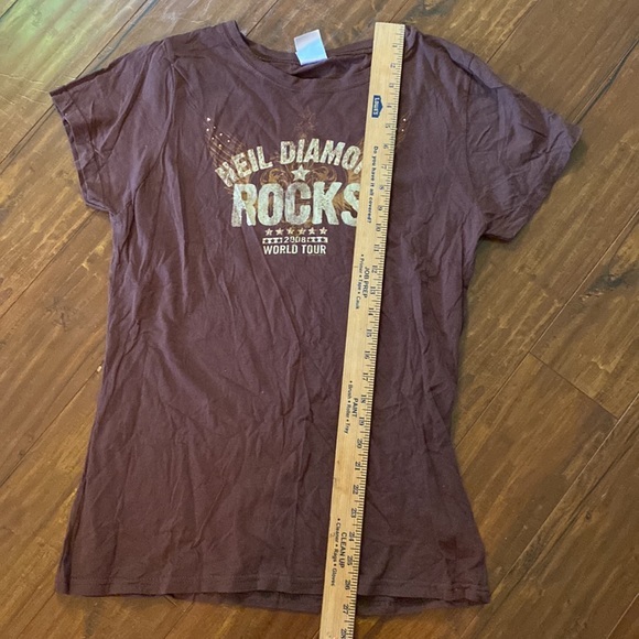 Neil Diamond Rocks 2008 Tour‎ shirt with rhinestones XXL - Picture 5 of 6